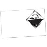 GHS Class 8 Dangerous Goods Laser Drum Labels (Paper), 100/Pkg - GHS1294LP