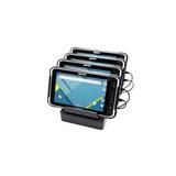 Handheld Four Slot Charging Station for tablets, Type-C, EU/US/UK cables included - HHTC-01