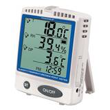Digi-Sense Traceable Digital Thermohygrometer with Dew Point, Memory Card, and Calibration - 37803-86