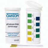 Oakton pH Indicator Strips, 5 to 9, 100/pk - WD-35850-04