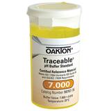 Oakton Traceable One-Shot Buffer Solution, Yellow, pH 7.000; 6 x 100 mL Vials - WD-98767-78