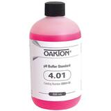 Oakton Traceable® pH Standard Buffer with Calibration, Red, pH 4; 500 mL - WD-00651-06