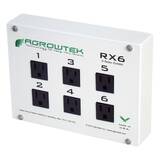 Agrowtek RX6 Six Outlet Relay, 120V 15A