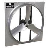 Schaefer 36" Direct Drive Galvanized Panel Fan, 3-Wing, 1 / 2 Hp, 3-Phase - 363P12DD-3