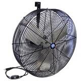 Schaefer 24" F5 Livestock Circulation Fan, OSHA Guards, Black, Wired with Switch Cord - F5-24