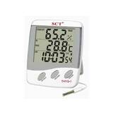 ScichemTech SCT-THYG-PEN-4 Jumbo Tri-Thermo Hygrometer with Alarm Clock- SCT-108.001.24