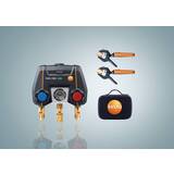 Testo 550i Smart Kit - App-controlled Digital Manifold with Wireless Clamp Temperature Probes (NTC) - 0564 3550 01