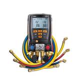 Testo 557 Digital Manifold Kit with Bluetooth and Set of 4 Hoses - 0563 2557