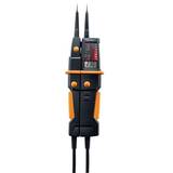 Testo 750-3 Voltage, Continuity, Phase Sequence Tester with GFCI Test, 3 Digit LCD, & Flashlight - 0590 7503