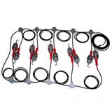 Western Technology Explosion-Proof (10) String Drop Lights with 100' Electric Cable - 7000-100-10
