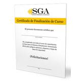 GHS Training Certificate (50/pkg), Spanish - GHS1045