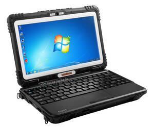 Handheld Algiz XRW Ultra-rugged IP65 Mobile 10-inch Widescreen Notebook, 4Gb/128Gb SSD, Win 7 Ultimate, English/US Keyboard - ALGXRW3-P01