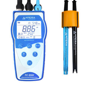 Apera PC8500 Portable pH Conductivity/TDS/Salinity Meter Kit