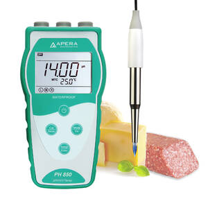 Apera PH850-SS Portable Spear pH Meter Kit for Food
