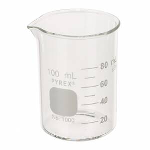 AquaPhoenix Beaker, Glass 100mL - 12 pack - BK-4100-G-PK