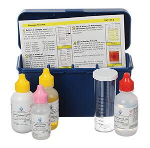 AquaPhoenix Chloride Drop Count Test Kit, 1 drop = 10, 25, 50, 100, 500 ppm as Cl - TK1113-Z