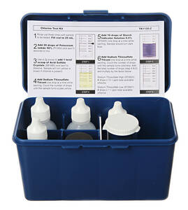 AquaPhoenix Chlorine Drop Count Test Kit, 1 drop = 1 or 10 ppm Cl2 - TK1120-Z