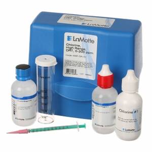 AquaPhoenix Chlorine Test Kit: LaMotte Total Chlorine Direct Reading Titrator, 1 drop = 0-200 ppm / 4 ppm Cl - 4497-DR-01