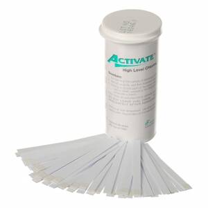 AquaPhoenix Chlorine Test Strips, 0-10,000 ppm, 50/pk - 77085