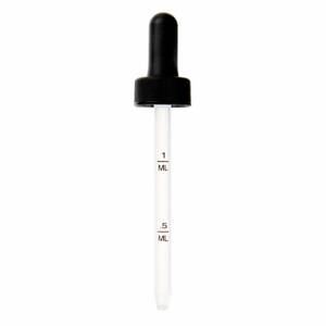 AquaPhoenix Dropper, 0.5 and 1.0 mL Marks with 20mm Cap - CP-0020-DR
