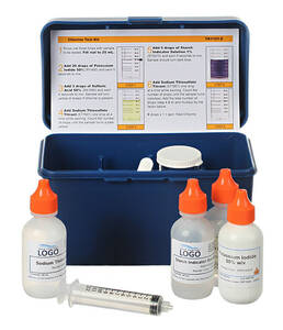 AquaPhoenix EndPoint ID Chlorine Drop Count Test Kit, 1 drop = 1 ppm / 25mL - TK1121-Z
