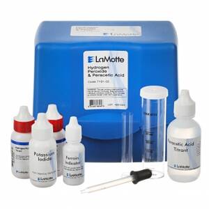 AquaPhoenix Peracetic Acid Test Kit: LaMotte Drop Count Kit, 1 drop = 15 ppm - 7191-02