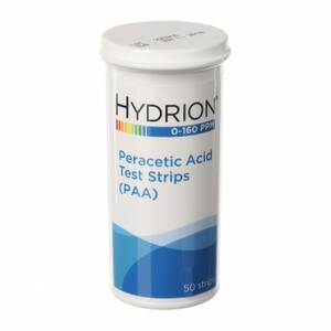 AquaPhoenix Peracetic Acid Test Strips, 1-160 ppm, 50 strips - PAA-160
