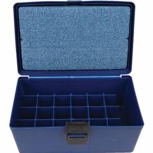 AquaPhoenix Test Case, Plastic, 24 compartment with foam in lid - TKCASE200-F