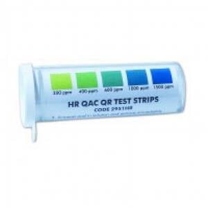 AquaPhoenix Test Strips: QAC QR Test Strips, 200-1500 ppm, 50/vial - 2951HR