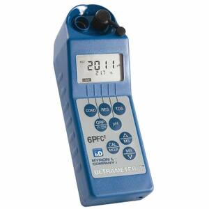AquaPhoenix Ultrameter II 6PII: Conductivity, pH, TDS, ORP, Free Chlorine (Myron L) - 6PIIFC