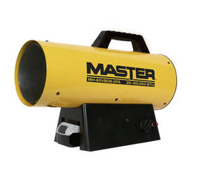 Master 60,000 BTU Battery Operated LP Forced Air Heater - Variable Output - Battery Not Included - MH-60VBOA-GFA