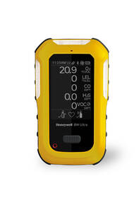 BW Technologies BW™ Ultra 5-Gas Detector (O2, LEL, H2S, CO, CO2 IR) with Pump, Yellow Housing