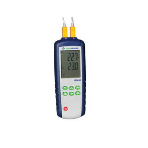Digi-Sense 2 Input Data Logging Thermocouple Thermometer, Type K/J with NIST Traceable Calibration - WD-20250-02