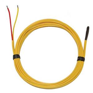 Digi-Sense Flexible Thermocouple Probe, PVC Insulated Wire, 20G, Ungrounded, Stripped Leads, Type K; 120 in. L - 08113-16