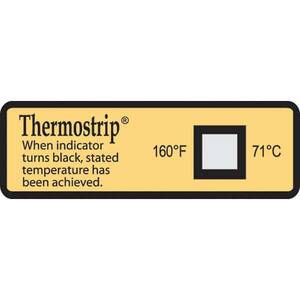 Digi-Sense Irreversible Thermostrip Disinfection Indicator, 160F/71C; 24/Pk - 90308-14