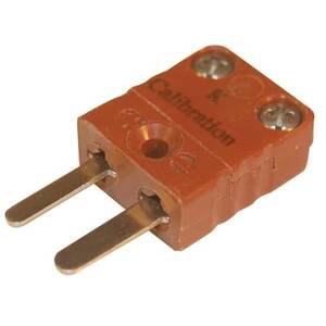 Digi-Sense Miniature Type-K Thermocouple Male Connector, 2 Pin - 18527-13