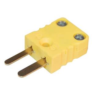 Digi-Sense Miniature Type-K Thermocouple Male Connector, 2 Pin - WD-18526-89