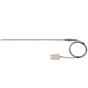 Digi-Sense RTD Probe, 100 Ohm, ANSI 3-Blade Connector, 9 in. L, 3ft SS Braid Cable - 93831-97