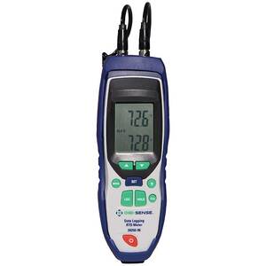 Digi-Sense RTD Thermometer, 2-Input Data Logging, NIST-Traceable Calibration - WD-20250-96