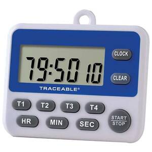 Digi-Sense Traceable 100-Hour Digital Timer with Calibration - 94461-27