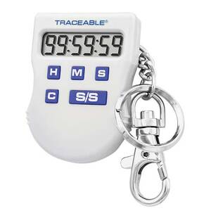 Digi-Sense Traceable Clip-On/Key Chain Single-Channel Digital Timer with Calibration - 08610-31