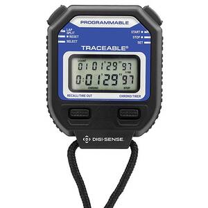 Digi-Sense Traceable Digital Stopwatch/Repeat Timer with Calibration - 94460-10