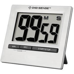 Digi-Sense Traceable Giant-Digit Countdown Digital Timer with Calibration - 94461-01