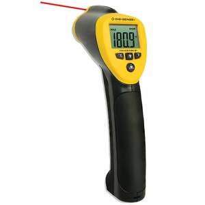 Digi-Sense Traceable Infrared (IR) Thermometer with Calibration; 50:1 Ratio, Fixed Emissivity - 37803-96