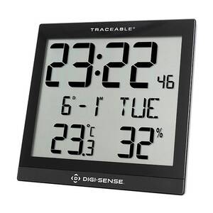 Digi-Sense Traceable Radio-Controlled Digital Wall Clock with Calibration - 94460-25