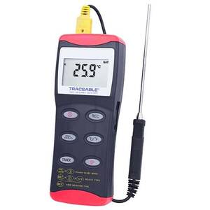 Digi-Sense Traceable Thermocouple Thermometer with Memory and Calibration - 91210-05