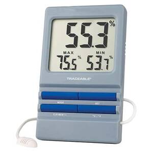 Digi-Sense Traceable Thermohygrometer with Alarm and Calibration; External Sensor - 98766-85