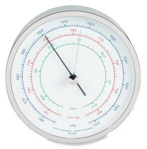 Digi-Sense Traceable Three-Scale Dial Barometer with Calibration; mbar/"Hg/mm Hg - 99760-50