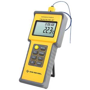 Digi-Sense Traceable Water-Resistant Thermocouple Thermometer with Calibration - 91210-30