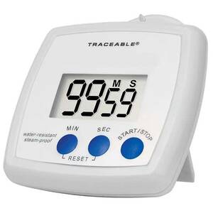 Digi-Sense Traceable Waterproof/Steamproof Timer with Calibration - 98766-79